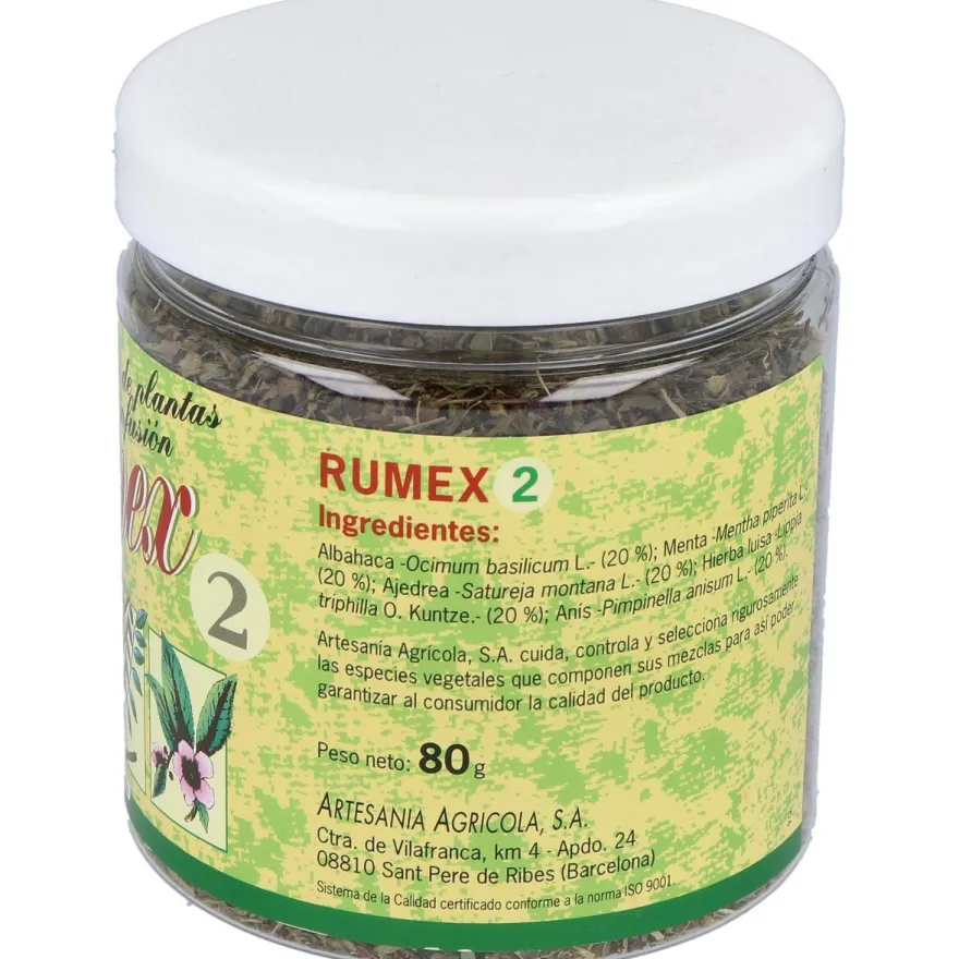 Rumex 2 Digestivo 80g - Artesania Agricola