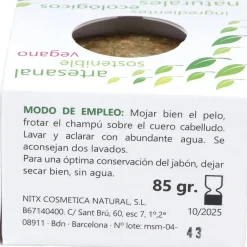 Sahara Antigras Champú Solido 85g - Nitx