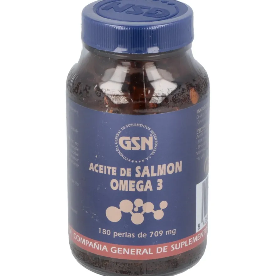 Salmon+omega 3+vit.e 180perlas 500 mg - Gsn