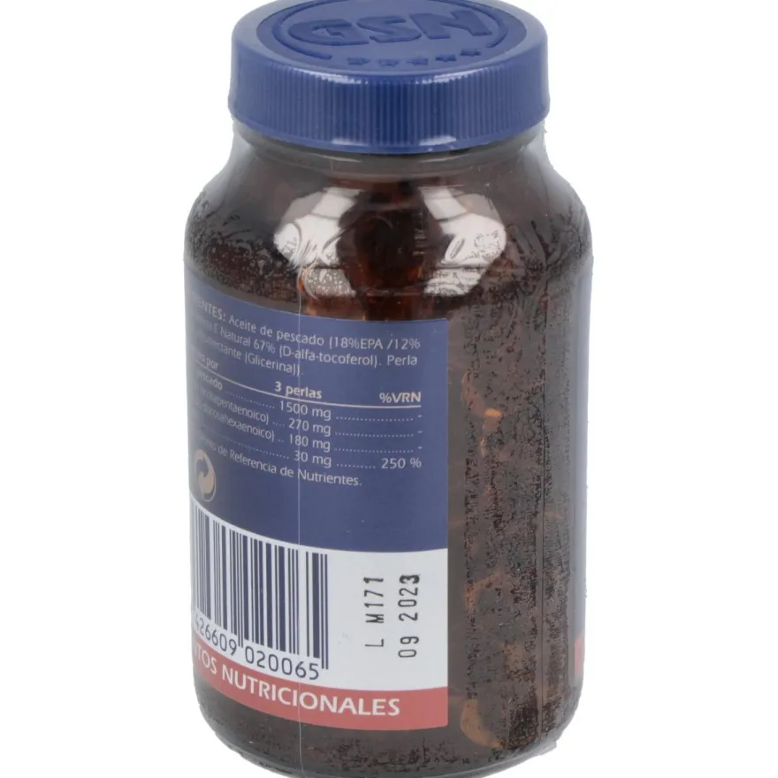 Salmon+omega 3+vit.e 180perlas 500 mg - Gsn