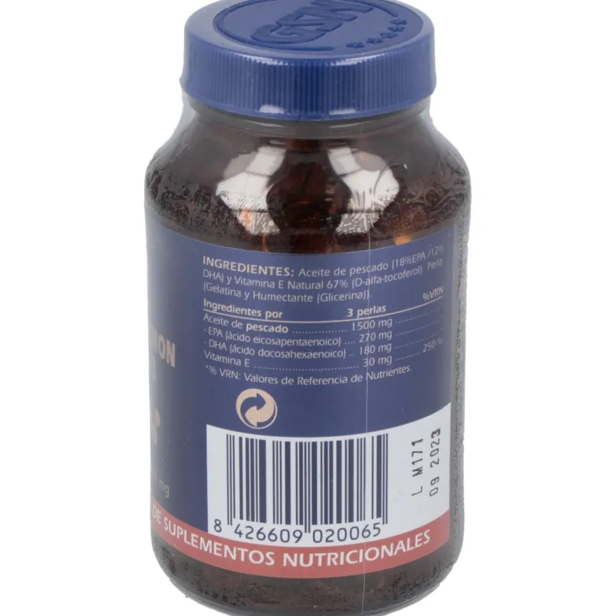 Salmon+omega 3+vit.e 180perlas 500 mg - Gsn