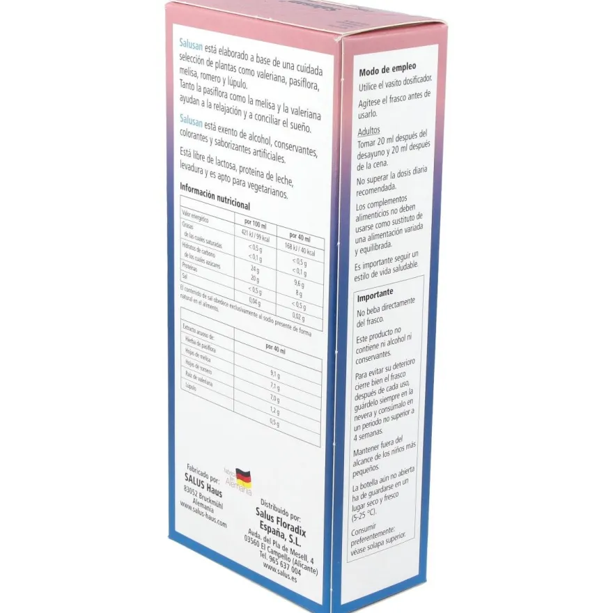 Salusan Sedante 250Ml