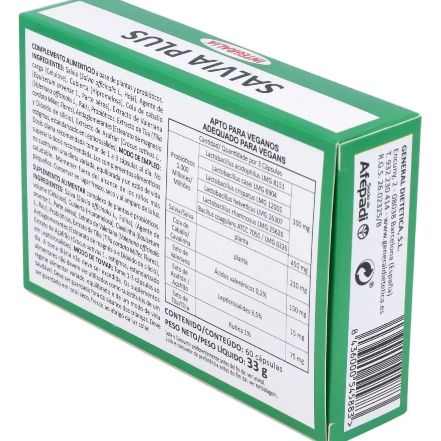 Salvia Plus 60caps - Integralia