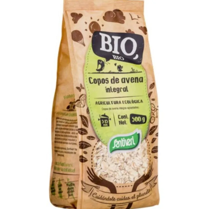 Santiveri Copos De Avena Integral Bio, 500 G