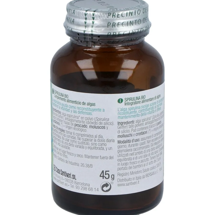 Santiveri Quanticum Alga Espirulina Comp. 45Gr.