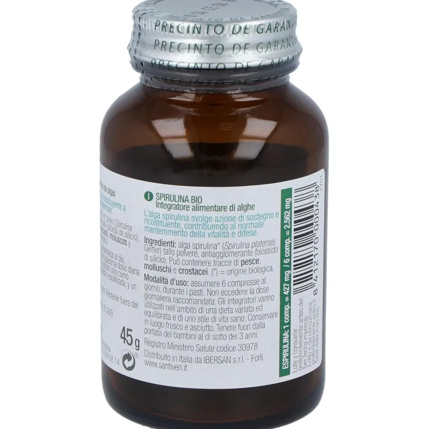 Santiveri Quanticum Alga Espirulina Comp. 45Gr.