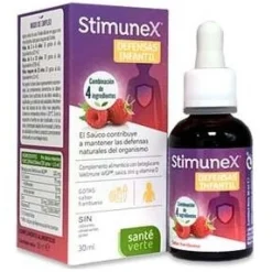 Santé Verte Stimunex Defensas Junior para el Sistema Inmunológico de los Niños 150ml - Sante Verte