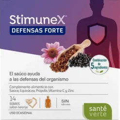 Santé Verte Stimunex Defensas Forte para el Sistema Inmune en Sobres - Sante Verte