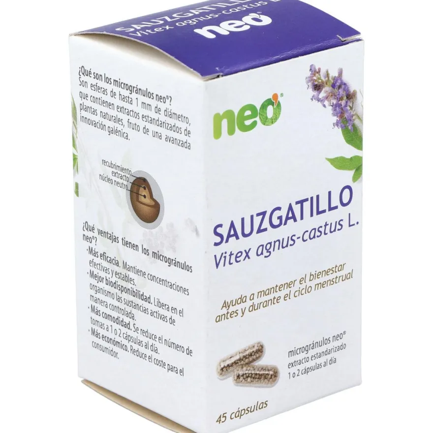 Sauzgatillo Microgranulos Neo 45cap - Neovital