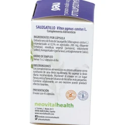 Sauzgatillo Microgranulos Neo 45cap - Neovital