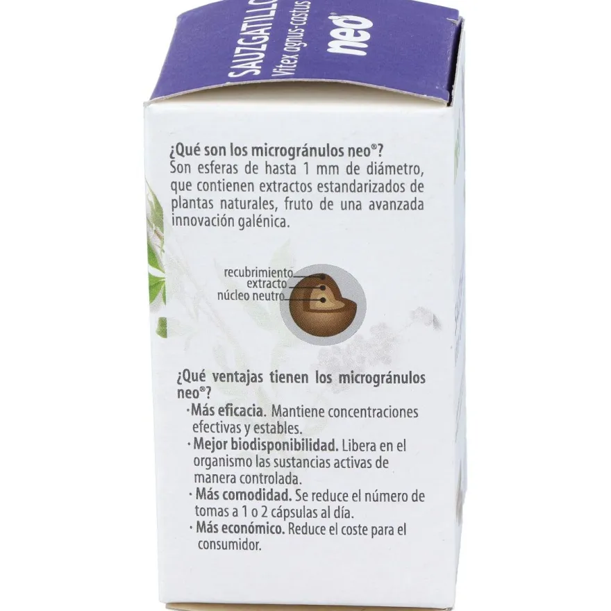 Sauzgatillo Microgranulos Neo 45cap - Neovital