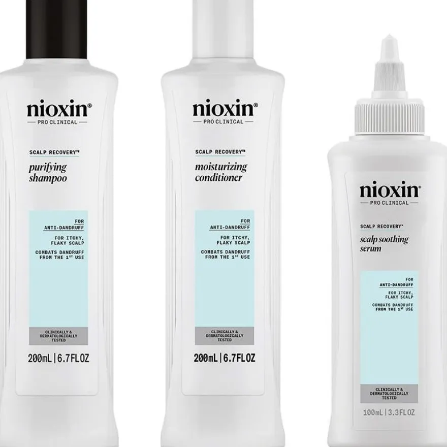 Scalp Recovery - Kit Anticaspa - Cuero Cabelludo Descamado y con Picor 3 u - Nioxin