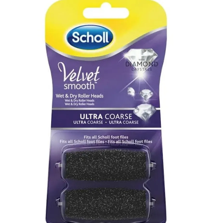 Scholl Velvet Smooth - Diamond Crystals Limas De Recambio (2 U Dureza Extrema)