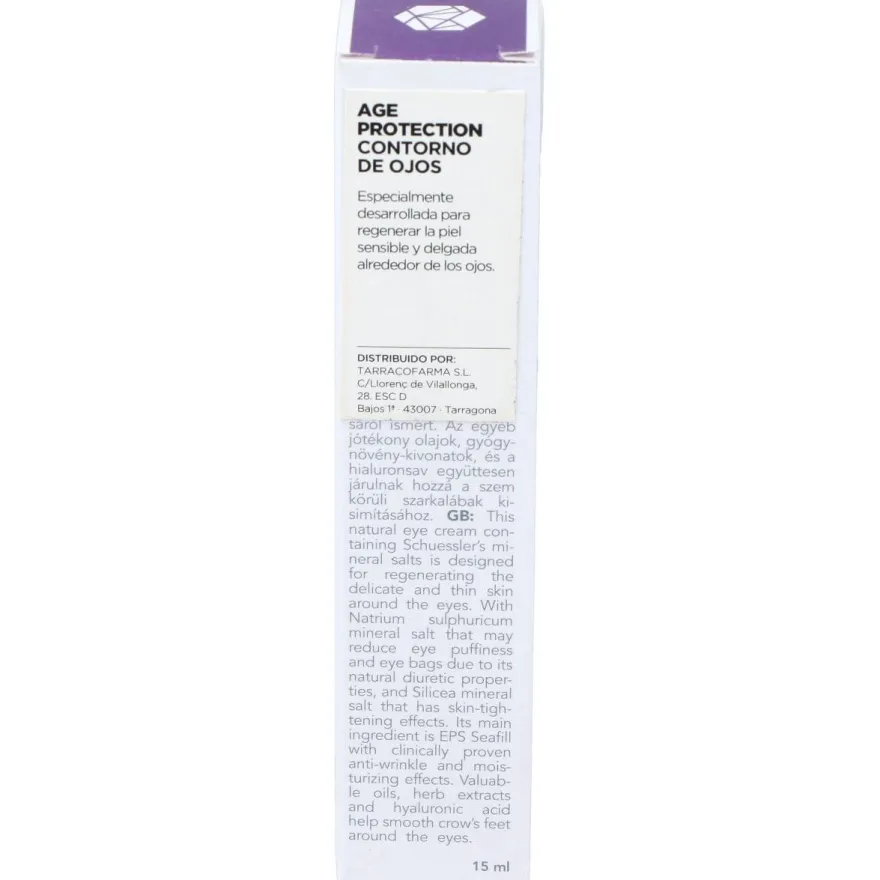 Schussler Age Protection Crema Contorno Ojos 15ml - Schssler Natur Cosmedics