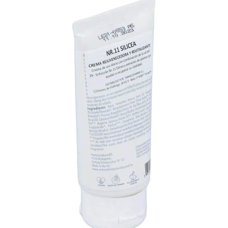 Schussler Natur Nº11 Silicea Crema 75Ml.