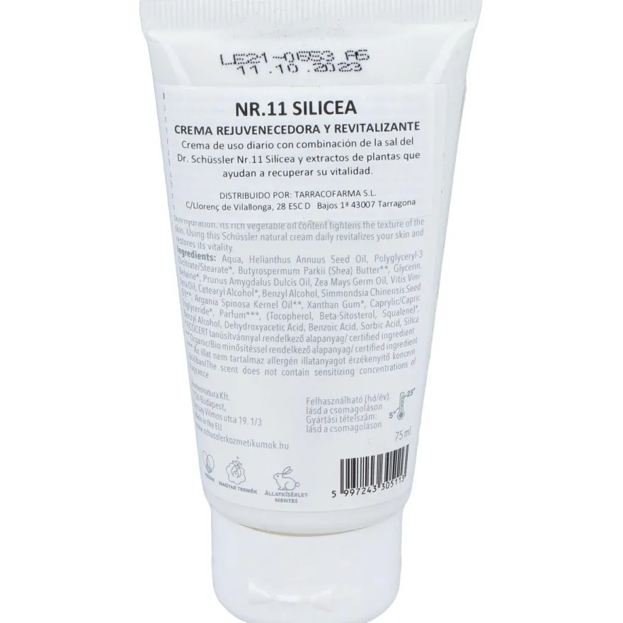 Schussler Natur Nº11 Silicea Crema 75Ml.