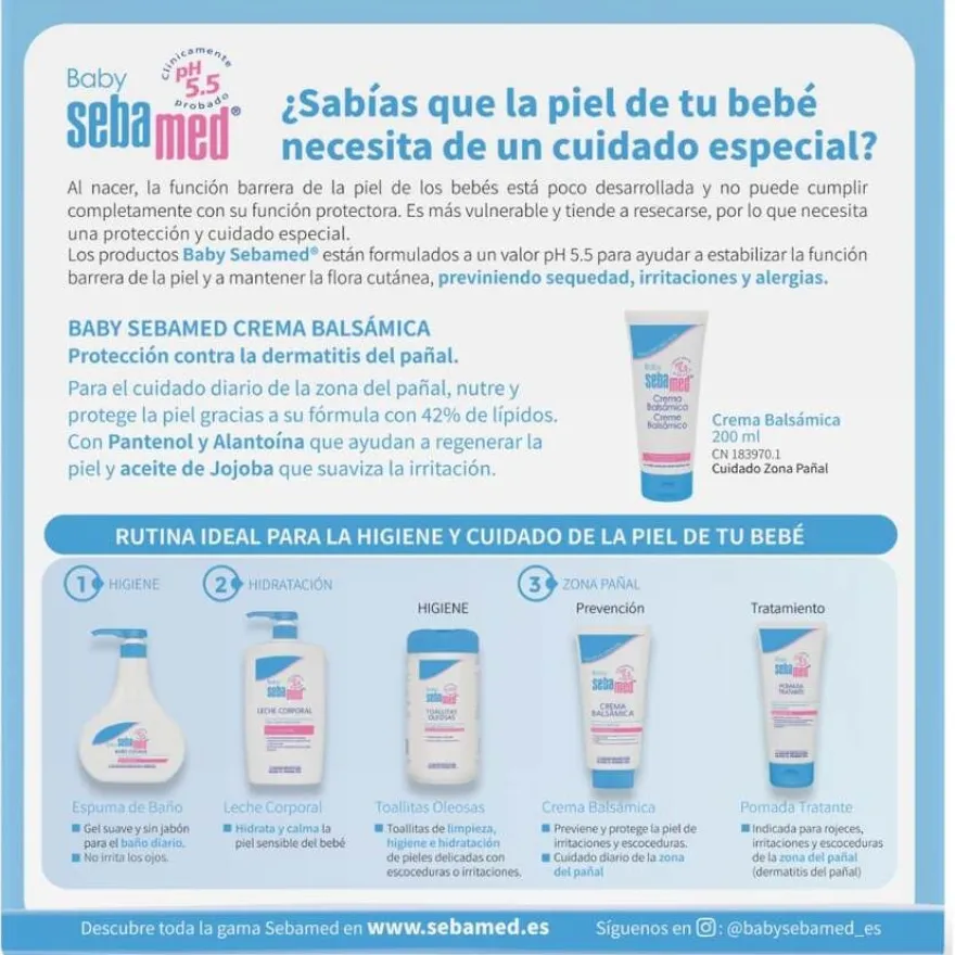 Sebamed Baby Crema Balsámica 2X200Ml
