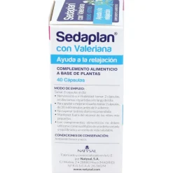 Sedaplan (valeriana - Tranquilizante) 40cap - Natysal