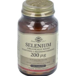 Selenio 200mcg (sin Levadura) 100comp - Solgar