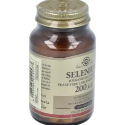 Selenio 200mcg (sin Levadura) 100comp - Solgar