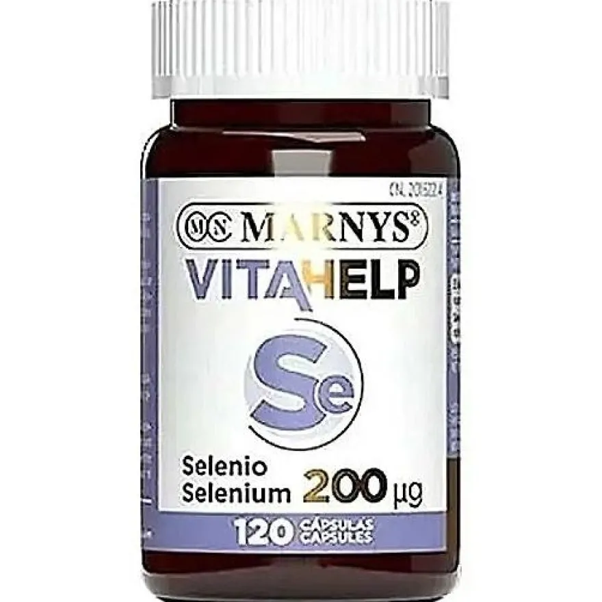 Selenio 200mg Línea Vitahelp 120caps - Marnys