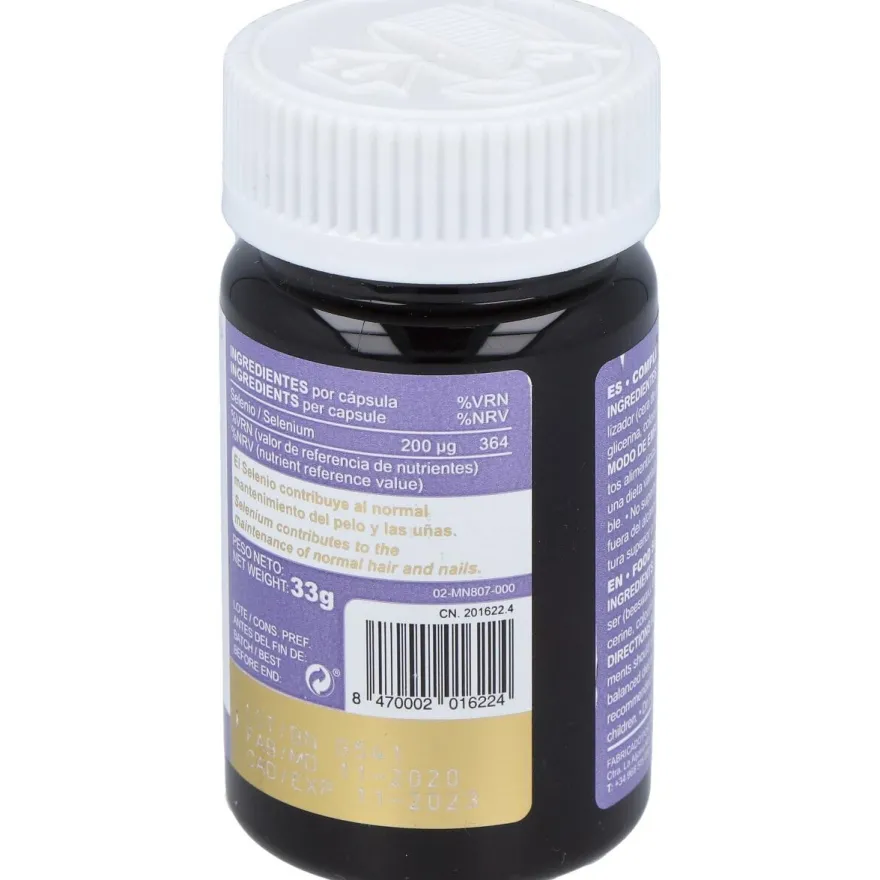 Selenio 200mg Línea Vitahelp 120caps - Marnys