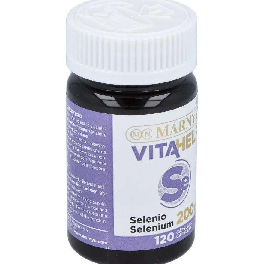 Selenio 200mg Línea Vitahelp 120caps - Marnys