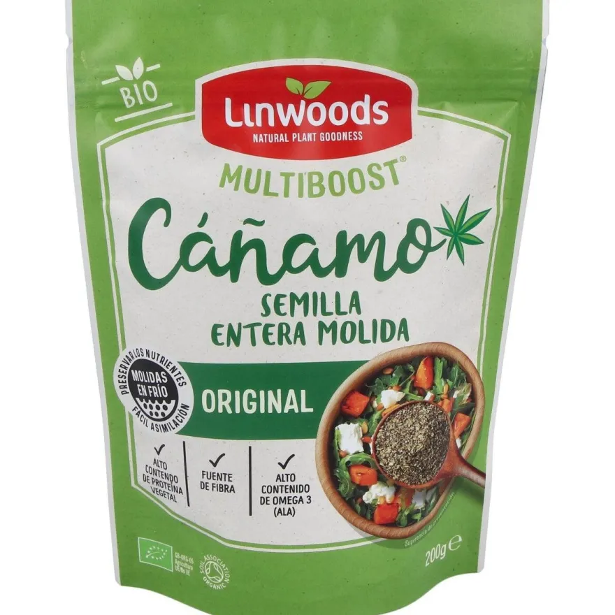 Semillas de Cañamo Molidas 200gr. Bio - Linwoods