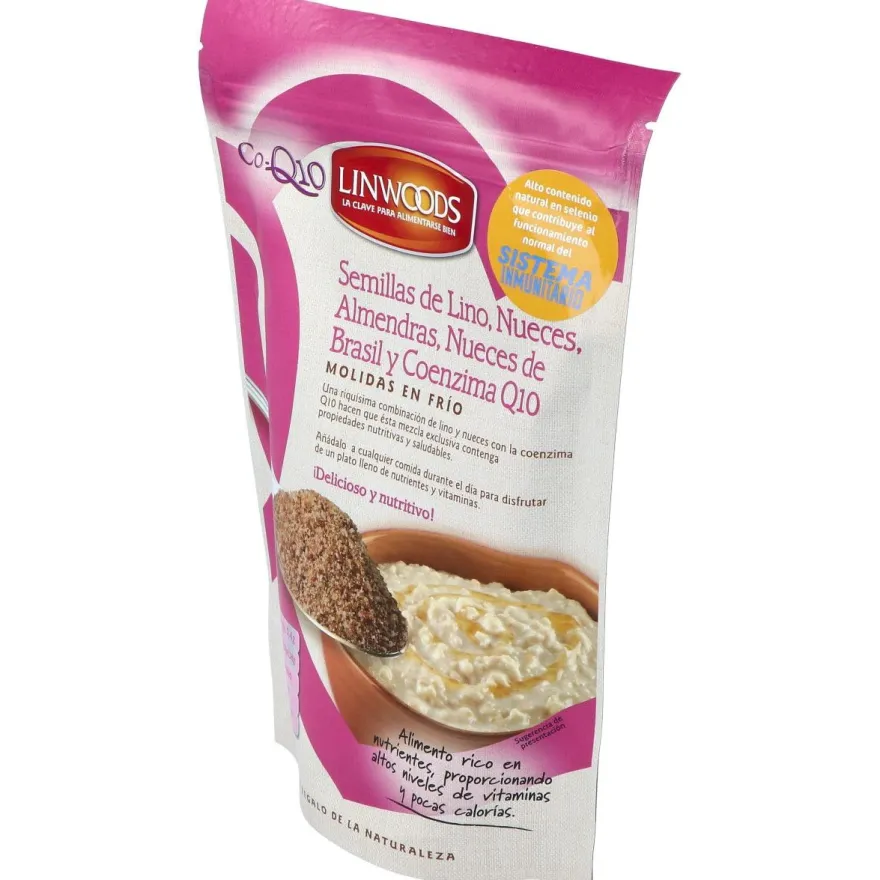 Semillas de Lino con Nueces Almendras Q10 200gr - Linwoods