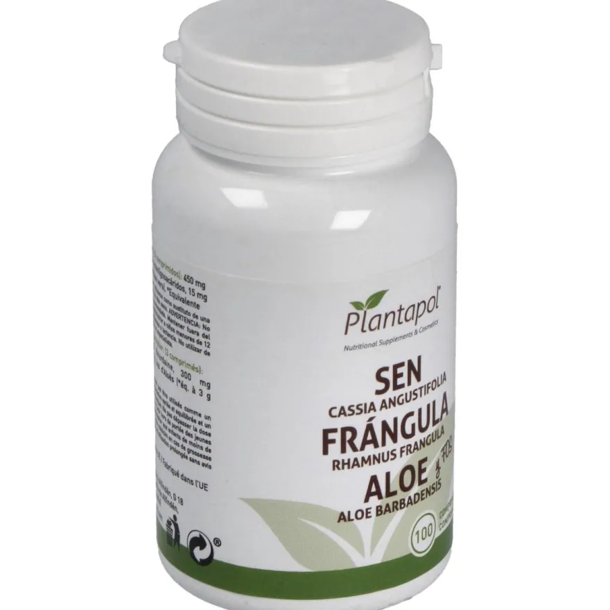 Sen_ Frangula_ Aloe y Fos 100 Comprimidos - Plantapol