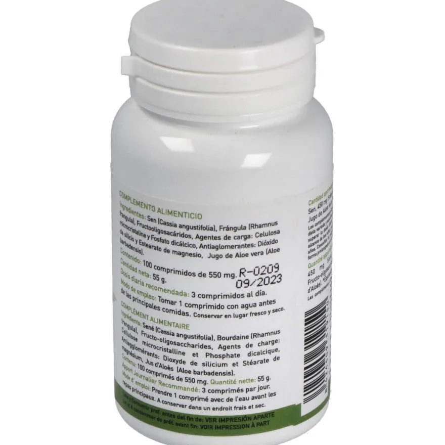 Sen_ Frangula_ Aloe y Fos 100 Comprimidos - Plantapol
