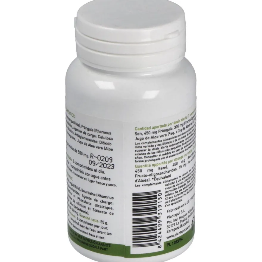 Sen_ Frangula_ Aloe y Fos 100 Comprimidos - Plantapol