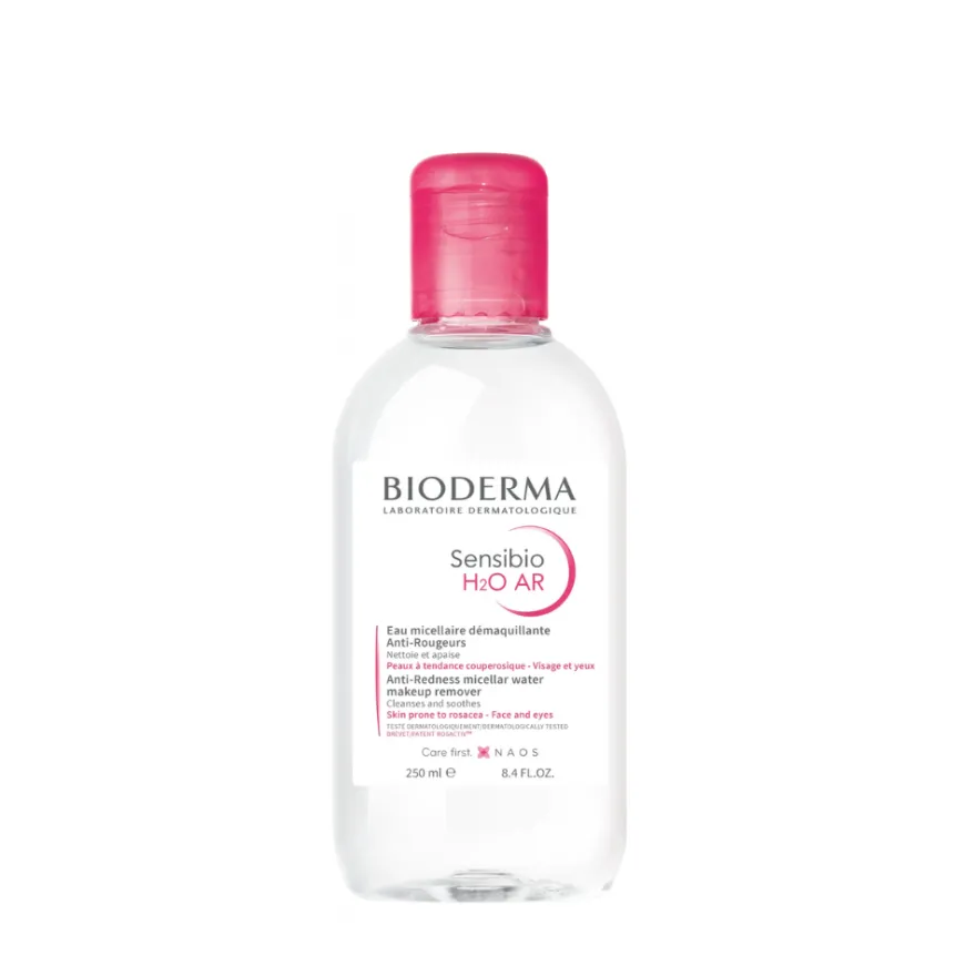 Sensibio H2O AR Solución Micelar Rojeces, 250 ml. - Bioderma