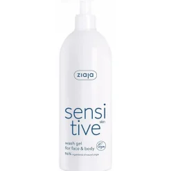 Sensitve Gel Limpiador Rostro y Cuerpo para Pieles Sensibles 400 ml - Ziaja