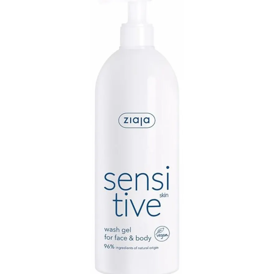 Sensitve Gel Limpiador Rostro y Cuerpo para Pieles Sensibles 400 ml - Ziaja