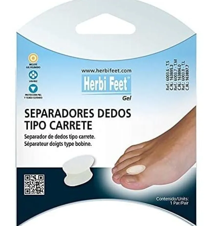 Separadedos - Herbi Feet Polimero Carrete (T- L 2 U)