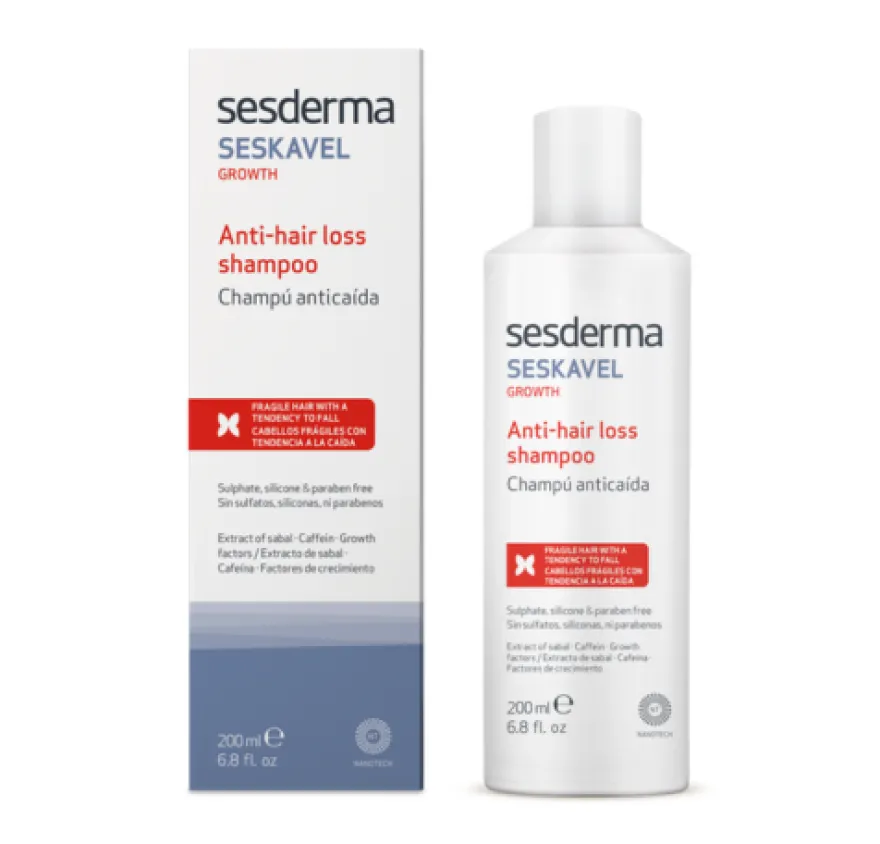 Seskavel Growth Champú Anticaida 200 ml. - Sesderma
