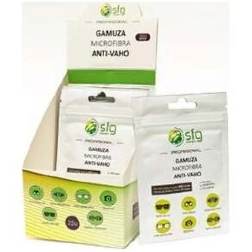 Sfg Clean Gamuza Microfibre Anti Niebla 25Uds