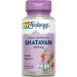 Shatavari 500 Mg Vegcaps, Vitaminas Y Suplementos Solaray - Perfumes Club