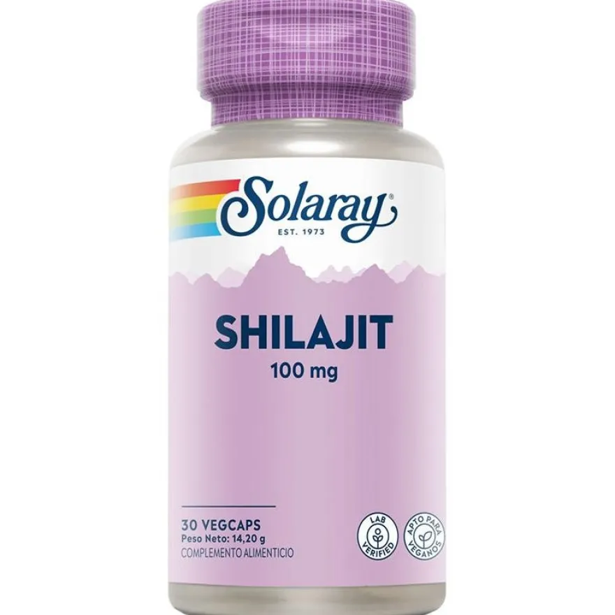 Shilajit 100 Mg Vegcaps, Vitaminas Y Suplementos Solaray - Perfumes Club