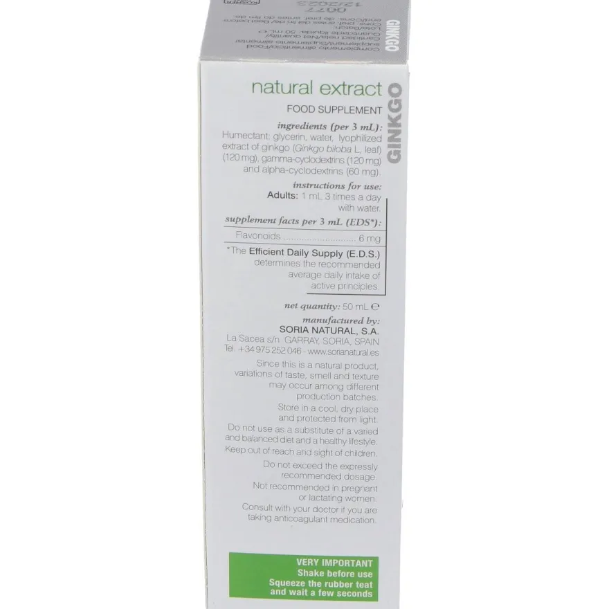 Siglo Xxi Ginkgo para la Circulación 50ml - Soria Natural