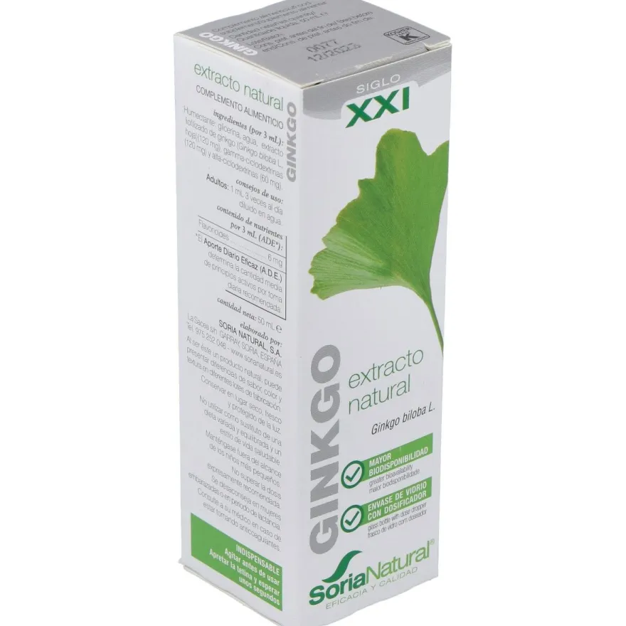 Siglo Xxi Ginkgo para la Circulación 50ml - Soria Natural