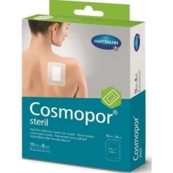 Silicone Apósito Esteril 10x8cm 5uds - Cosmopor