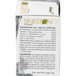 Sineston 40caps - Ergonat Galenic