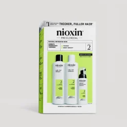 Sistema 2 - Kit - Tratamiento para Cabello Natural con Debilitamiento Avanzado 3 u - Nioxin