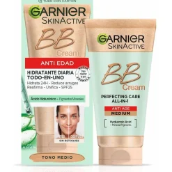 Skin Naturals Bb Cream Antiedad Medium 50ml - Garnier