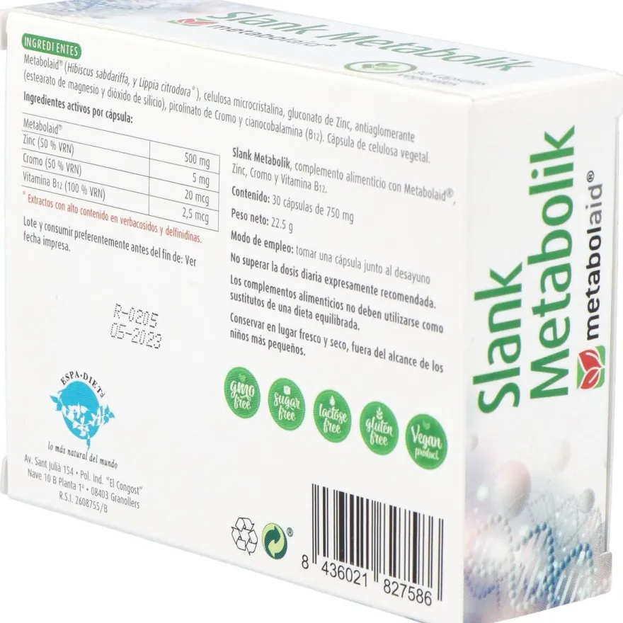 Slank Metabolik 30caps - Espadiet