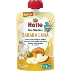 Smoothie Platano_ Manzana_ Mango Albaricoque +6m 100ml - Holle