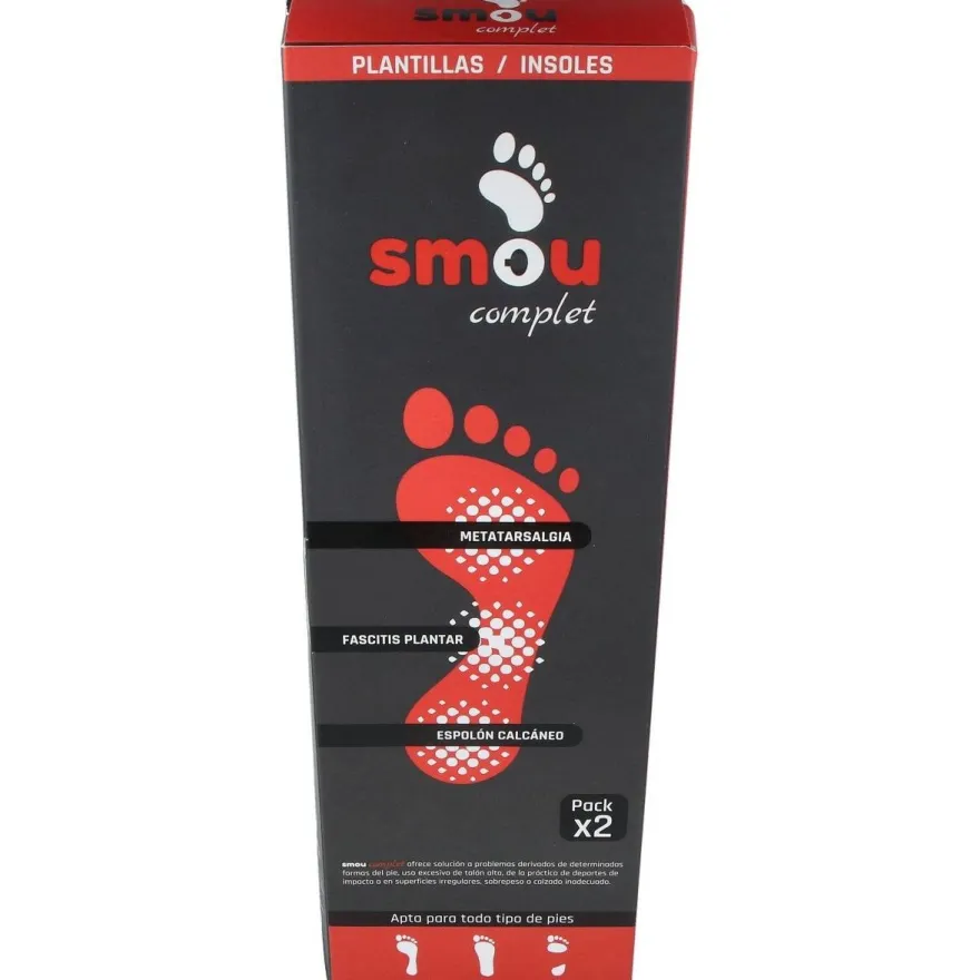 Smou Complet Plantilla Fascitis Espolón 45/46 1 Par