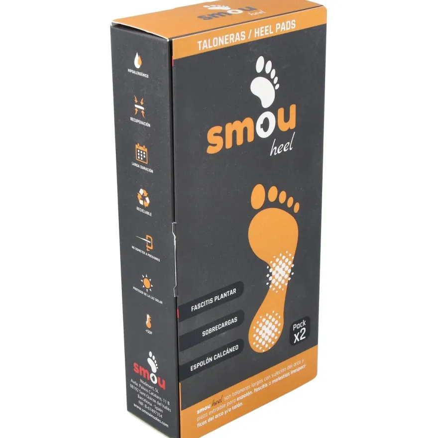 Smou Heel Talonera Larga Fascitis Y Espolón 39/40/41 1 Par